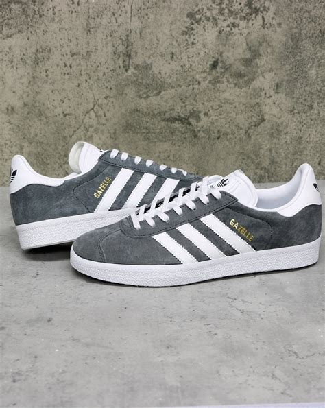 adidas gazelle grey mens sale